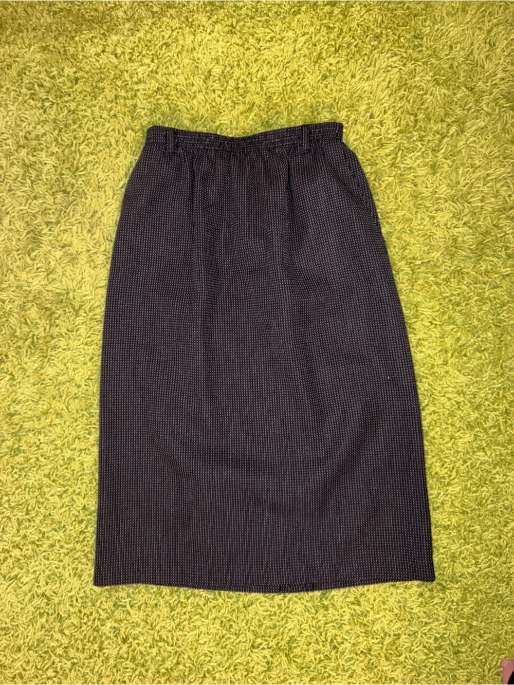Vintage Black Pencil Skirt